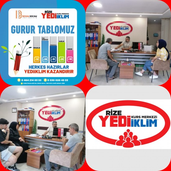 Mentör akademik konularda öğrenciye destek veriyor Rize Yediiklim Özel Öğretim Kursu Mentörlük
