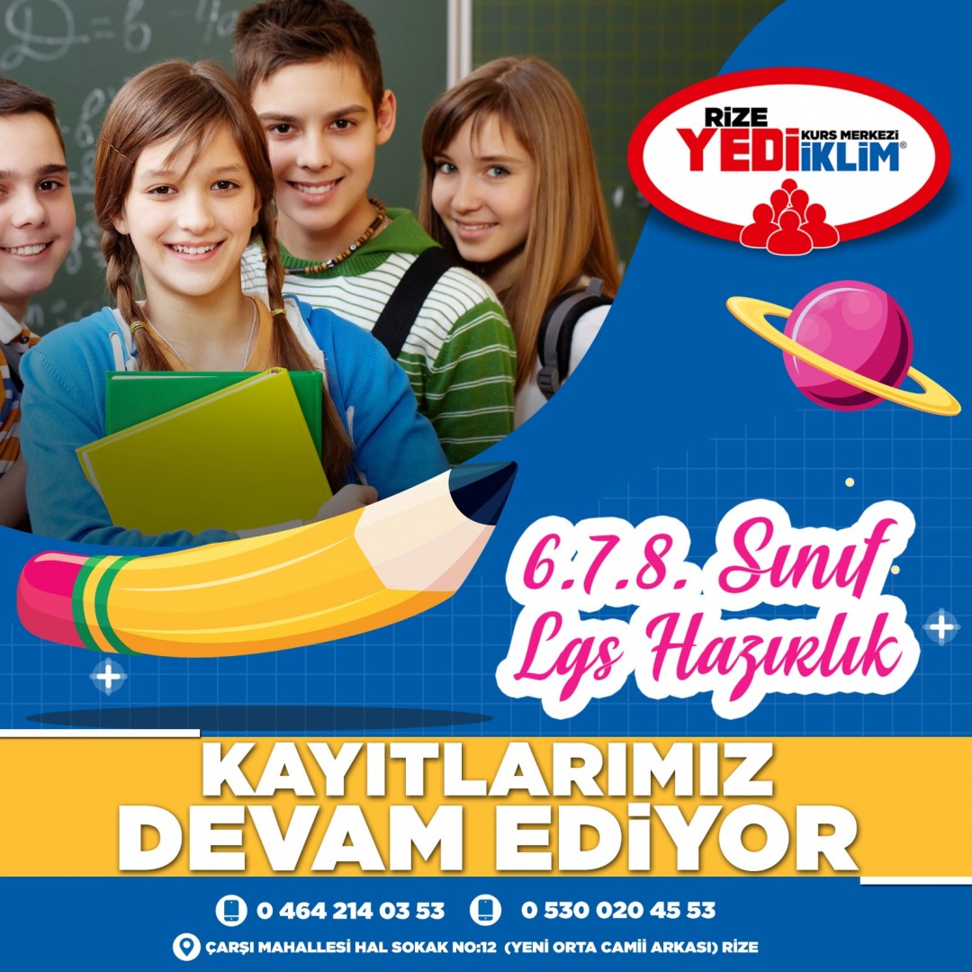 Rize Yediiklim Kurs