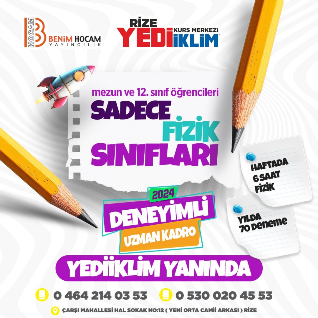 Rize Yediiklim Kurs