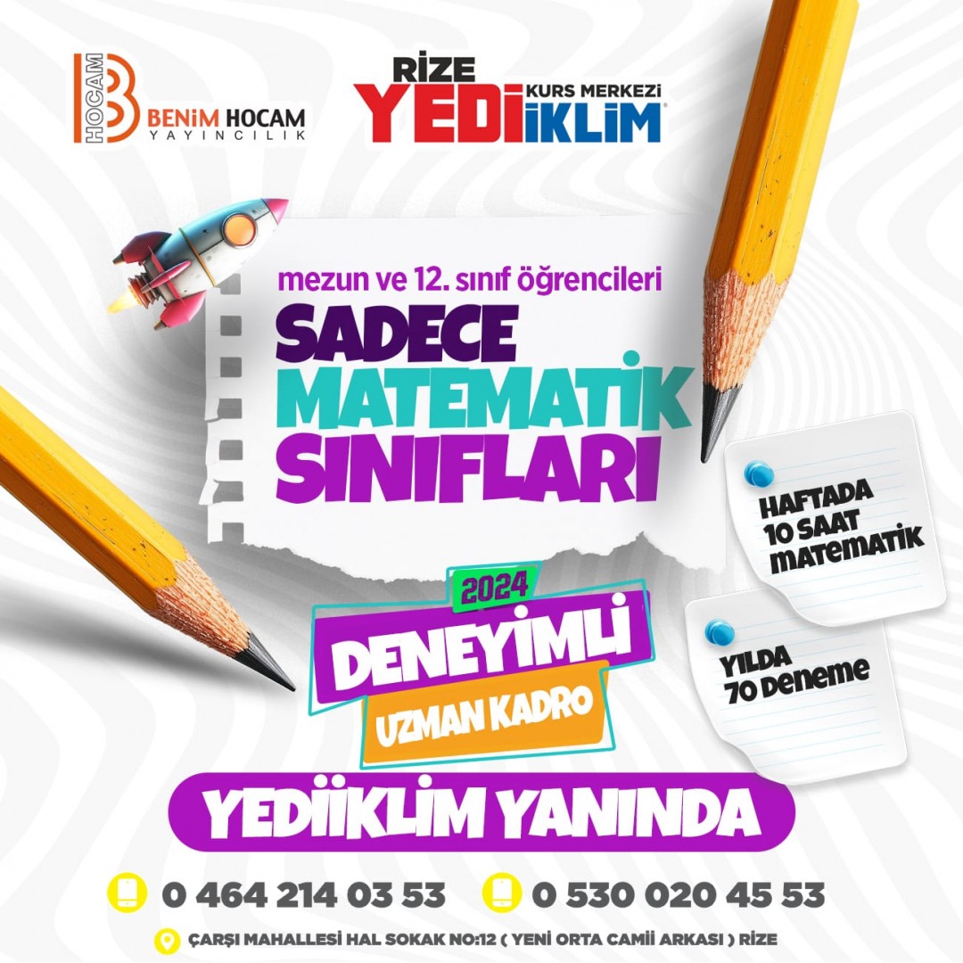 Rize Yediiklim Kurs