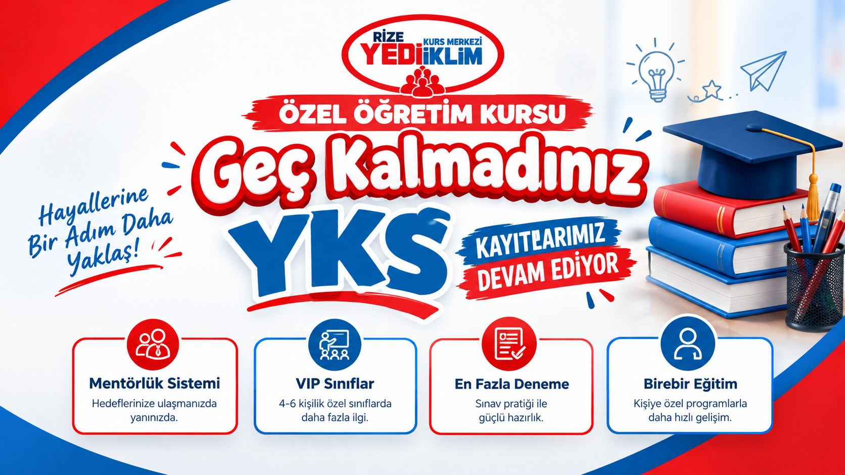 Rize Yediiklim YKS'ye Hazırlık Kampanyası